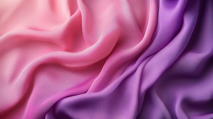 Obraz premium Aesthetic gradient tutorial transitioning from deep purple to pink in digital art