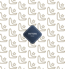 Seamless pattern geometric shape background