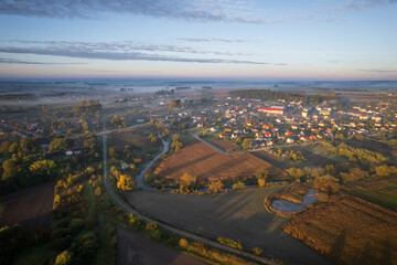 Werbkowice z lotu ptaka © Szymon