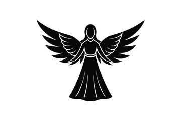 Merry Christmas silhouette element 