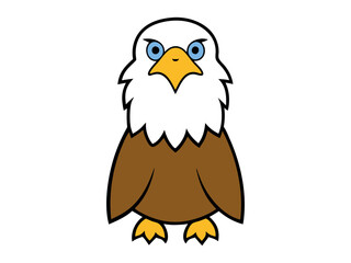 eagle isolated on white