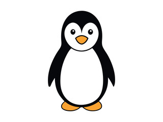 penguin on a white background