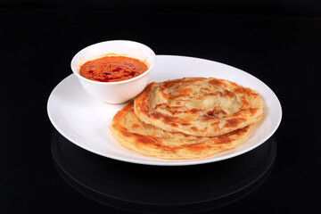 Delicious parotta indian food