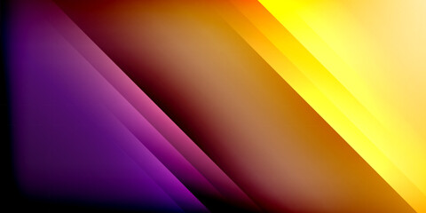 Dynamic shadow lines geometric shapes