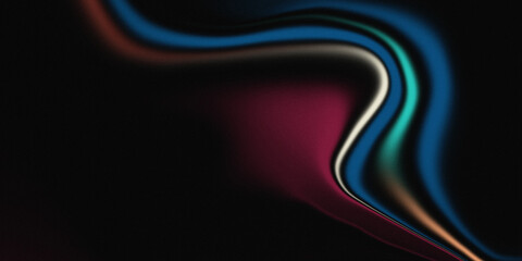 Grainy Abstract 3D Wavy Background