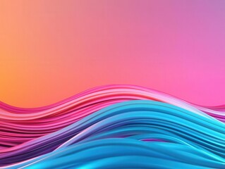 Obraz premium Abstract data pathways, fiber optic glow, 3D illustration
