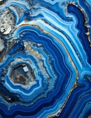 texture of the stone in the section, blue agate
