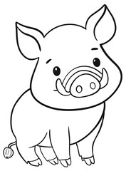 cartoon pig