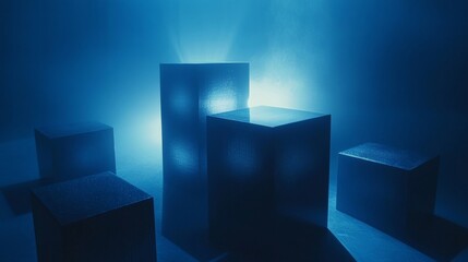Fototapeta premium abstract blue background