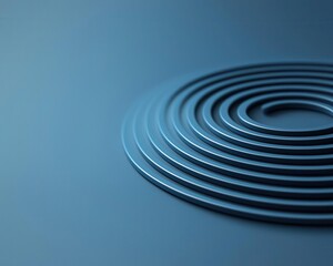 Obraz premium Speech articulation, dynamic sound spirals, 3D illustration