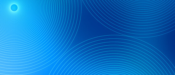 Modern blue lines abstract background with simple line blend contours