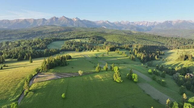 Aerial Drone View of the Tatra Mountains

Keywords: Tatra Mountains, aerial view, drone photography, mountain scenery, nature from above, scenic landscapes, hiking destination, wilderness, nature phot