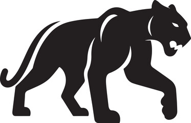 Black Panther vector with white background