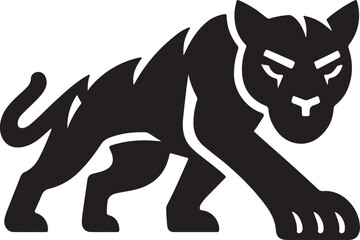 Black Panther vector with white background