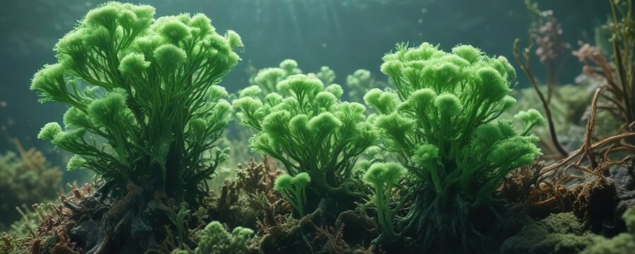 Closterium unicellular charophyte green algae closteriaceae zygnematophyceae Phytoplankton, aquatic plant cell, aquatic plant cells, microscopic algae