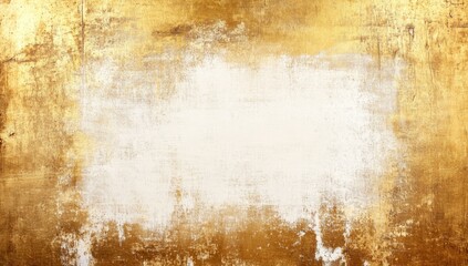 Obraz premium Gold Bokeh Background with White Space in the Middle