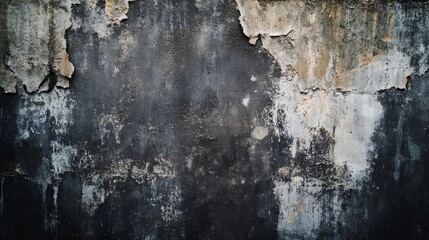 Obraz premium Black wall grunge composition background 