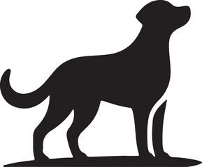 Cute Dog vector with white background