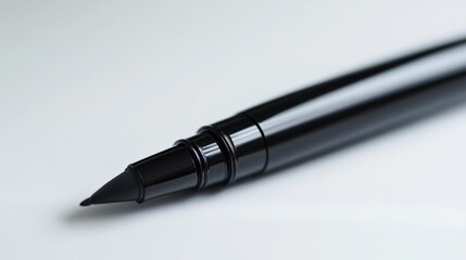 Elegant Black Marker on Minimalist Surface