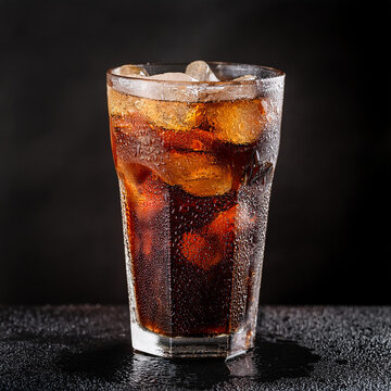 boire, en verre, coca, glace, boisson gazeuse, froid, boisson, liquide, cocktail, alcool, isol&eacute;, brun, coca, blanc, rafra&icirc;chissement, bouillonner, th&eacute;, aliment, eau, coupe, cool, cube, carbonate, frai