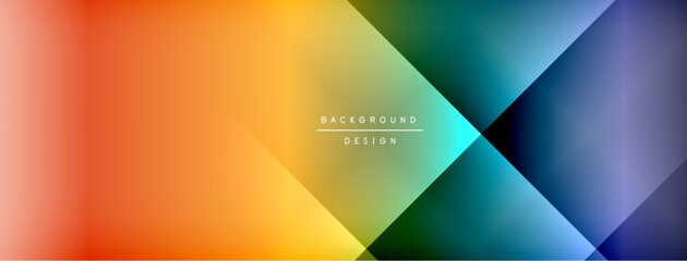 Colorful gradient with lines made of shadow and light. Creative background