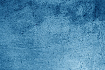 Blue old cement background. Wall texture