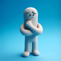 Obraz premium Personnage en pate à modeler