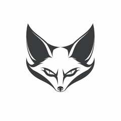 Fox Aggressive silhouette vector illustration