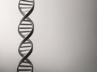 The double helix of life a symbol of genetic code.