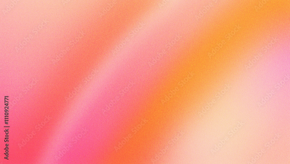 Wall mural orange hues gradually transitioning into soft pink tones, with a seamless gradient effect with textu