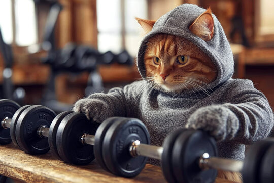 Feline Fitness Enthusiast