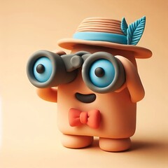 Personnage en pate &agrave; modeler