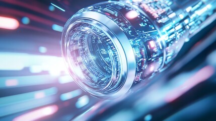 close up of a camera