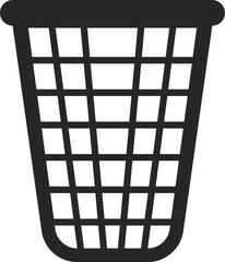 Illustration of trash bin icon