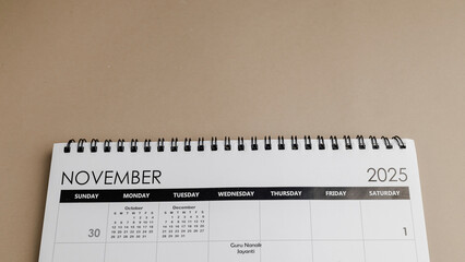 November  2025 Calendar: Plan Your Month with Holidays, Events, and Important Dates