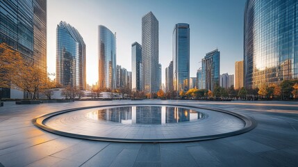 fountain in the city