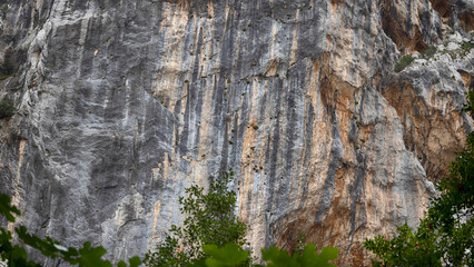 Beautiful rock formations, stone texture