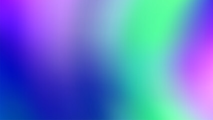 Mesh colorful blurred abstract background, magic texture, aurora light hologram vector