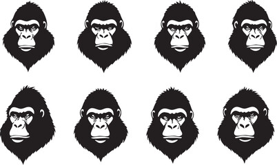 Creative Gorilla Vector Art for Graphics