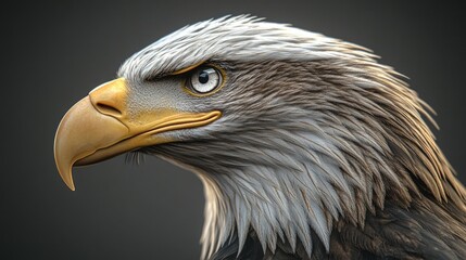 Determined Eagle Portrait