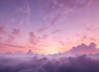 Fototapeta premium Soft and dreamy abstract sky with gradient colors, abstract clouds, soothing effects