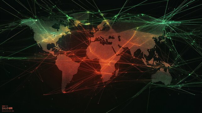 Global Network Visualization with Bitcoin Insights
