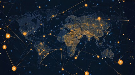 Global Network Visualization with Bitcoin Nodes