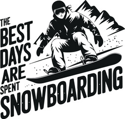 Snowboarding T-shirt Design