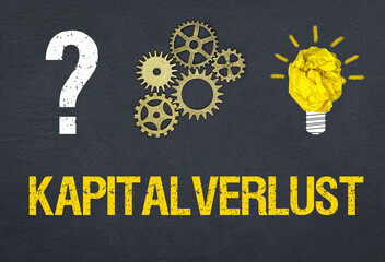 Obraz premium Kapitalverlust 