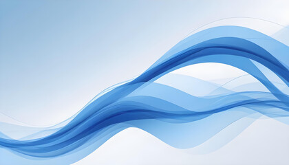 An abstract blue line wave background