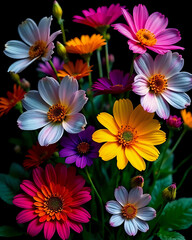 The flowers that bloom are so beautiful with various colors