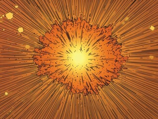 Explosive Graphic Design: A Stunning Visual Burst of Energy