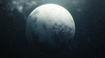 Obraz premium A planet or moon, beautiful view of the galaxy