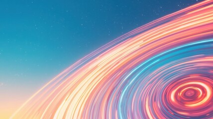 Dynamic energy swirls abstract background digital art vibrant colors aesthetic viewpoint motion concept